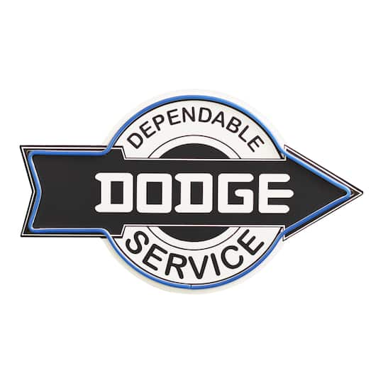 American Art Decor 20" x 12" Vintage Dodge LED Sign for Garage & Man Cave Wall Décor